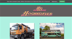 Desktop Screenshot of hochkofler.com