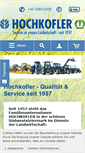 Mobile Screenshot of hochkofler.at